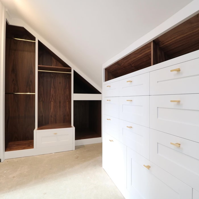 white walk in wardrobe cabinet