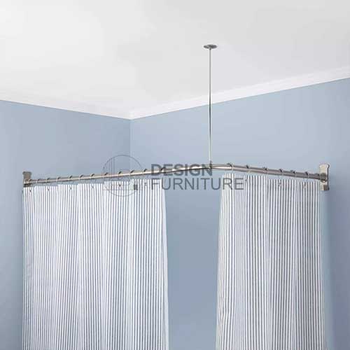 Shower Ceiling Curtain Rail