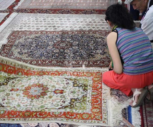 New designs of silk carpets