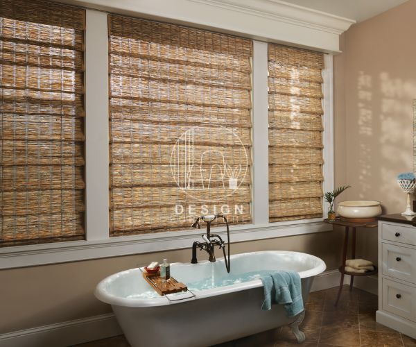 bathroom bamboo blinds