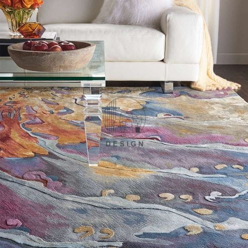 multi color area rugs Dubai