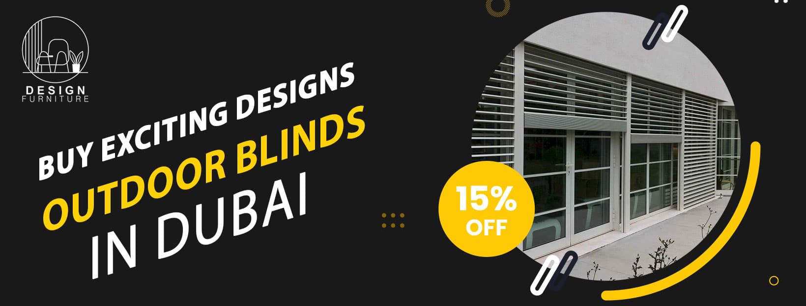Offer Banner Outdoor Blinds
