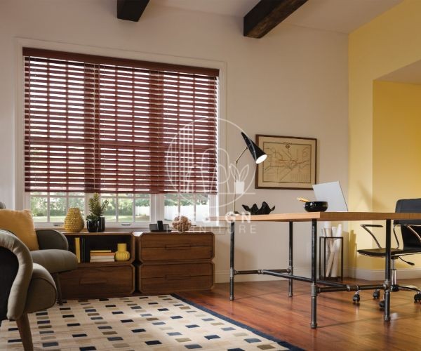 Brown colour office blinds
