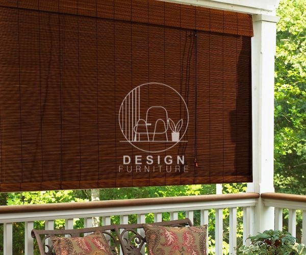 Cushion with balcony blinds