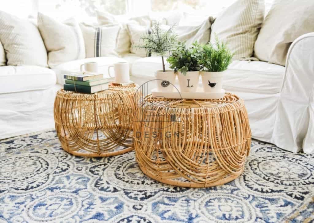 Add Wicker Baskets as Decoration Pieces