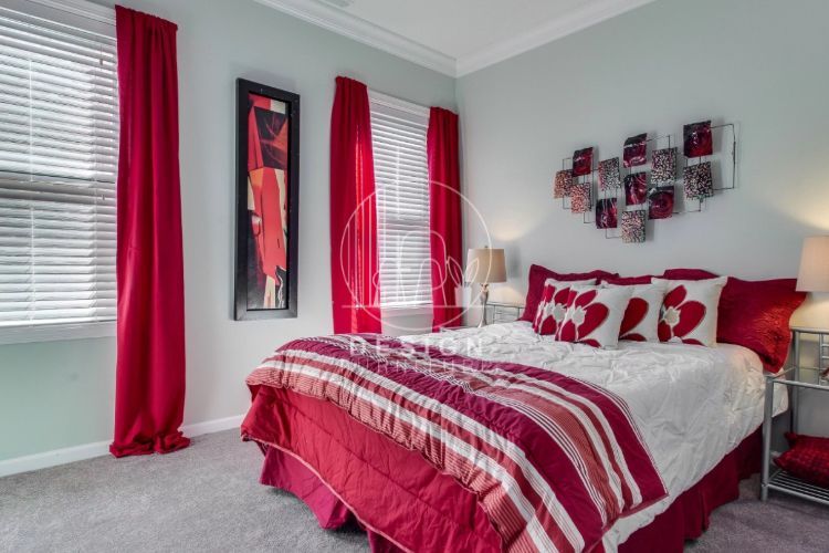 Best quality of red curtains Dubai