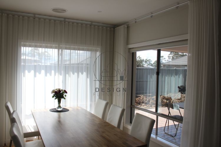 Dinning table sheer curtains