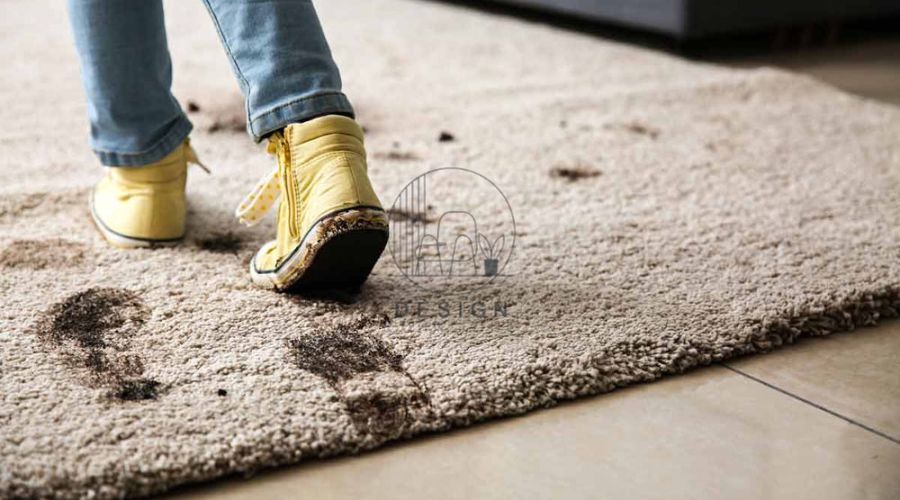Foot Traffic carpet stains Impact
