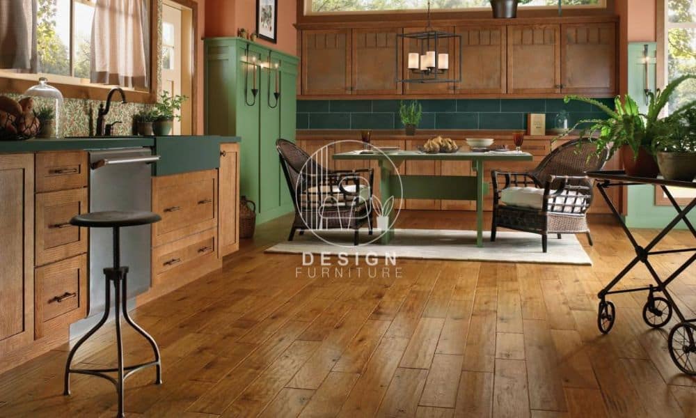 Modern Hardwood kitchen flooring for lovely home décor