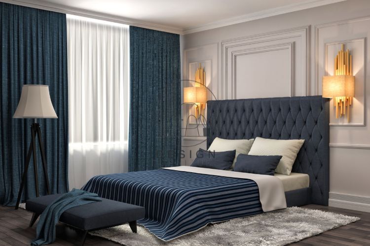 Stylish bedroom curtains
