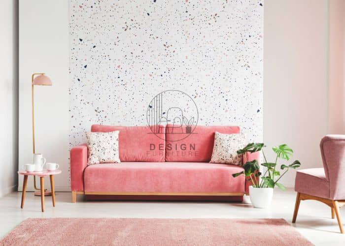 Pink Customized Sofa