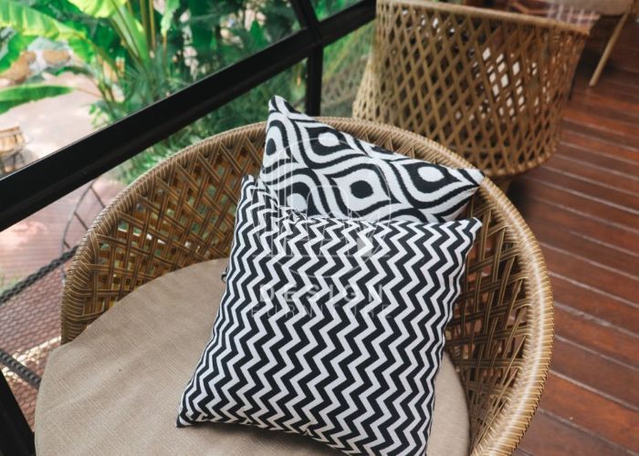 black cover outdoor cushions