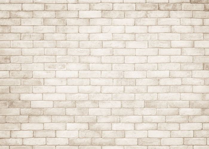 Cream and white brick wallpaper