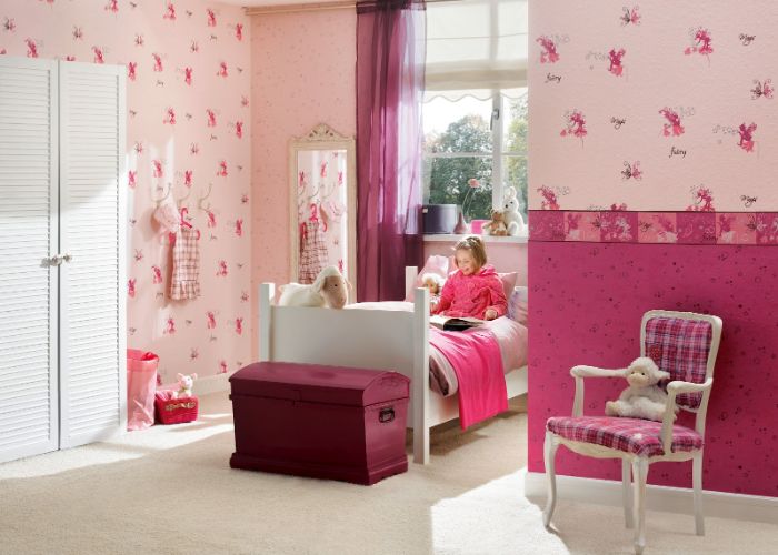 little girl bedroom wallpaper