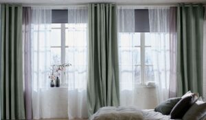 Layer Sheer And Blackout Curtains