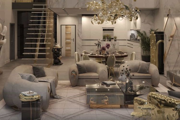 luxury center table in Dubai