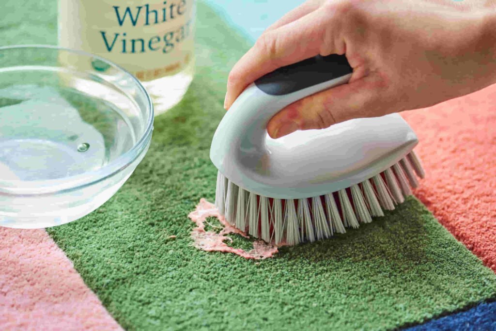 slime cleaning from carpet