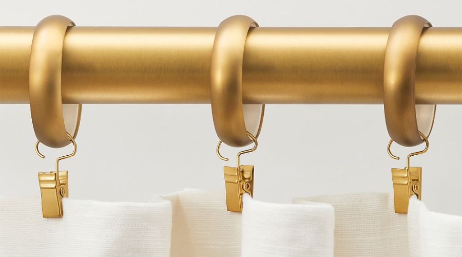 2. Clip Rings For Hanging Curtains