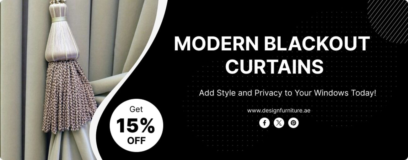 Modern Blackout Curtains Dubai