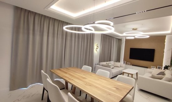 living room electric curtains