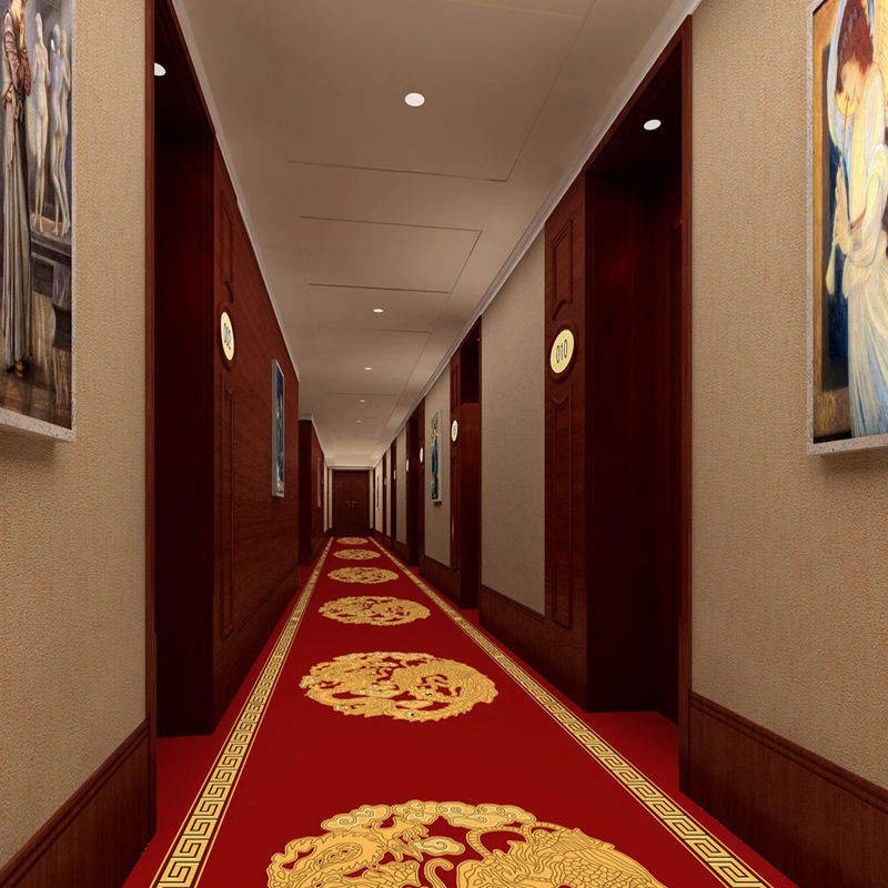 Exhibition Red Patterned Carpet - Image 4