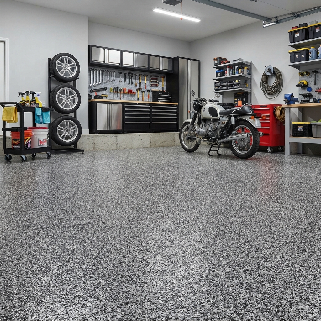 Modern Garage Flooring Dubai