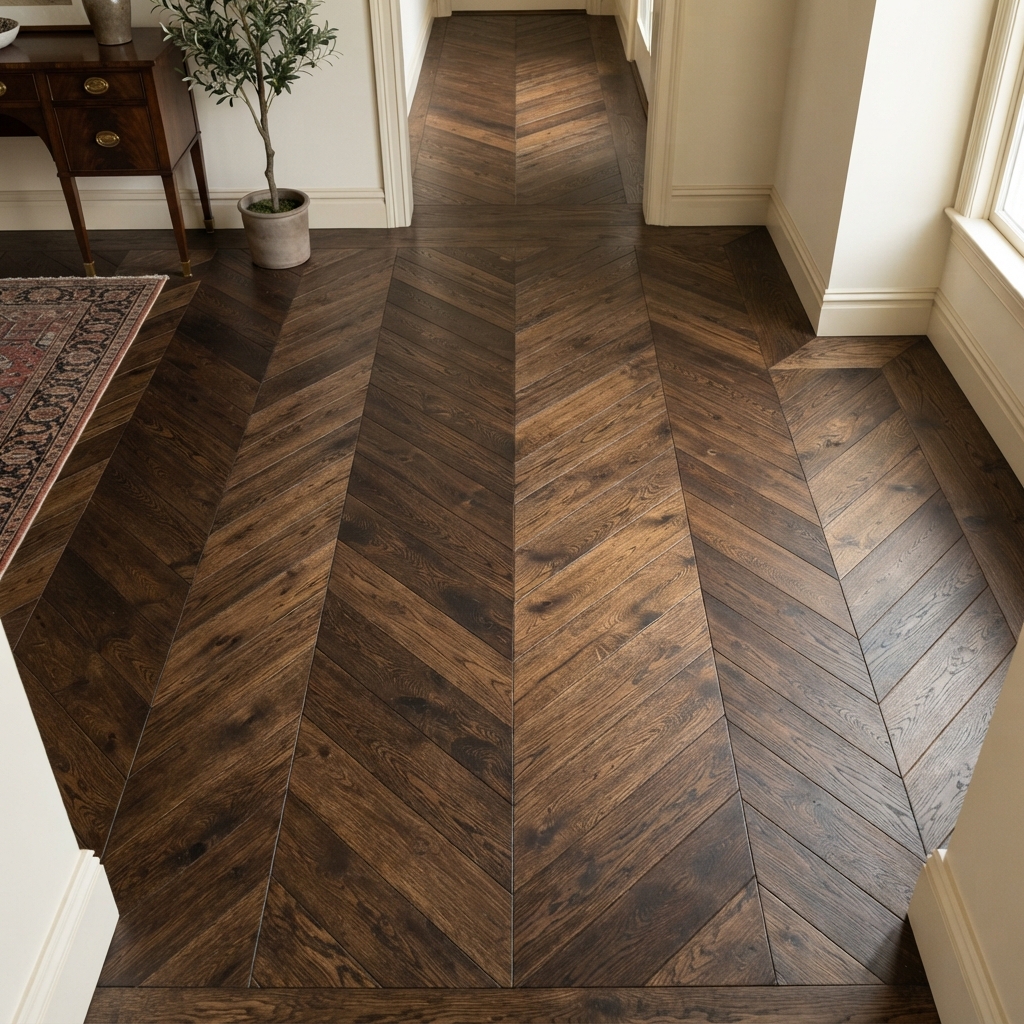 Modern Chevron Flooring Dubai