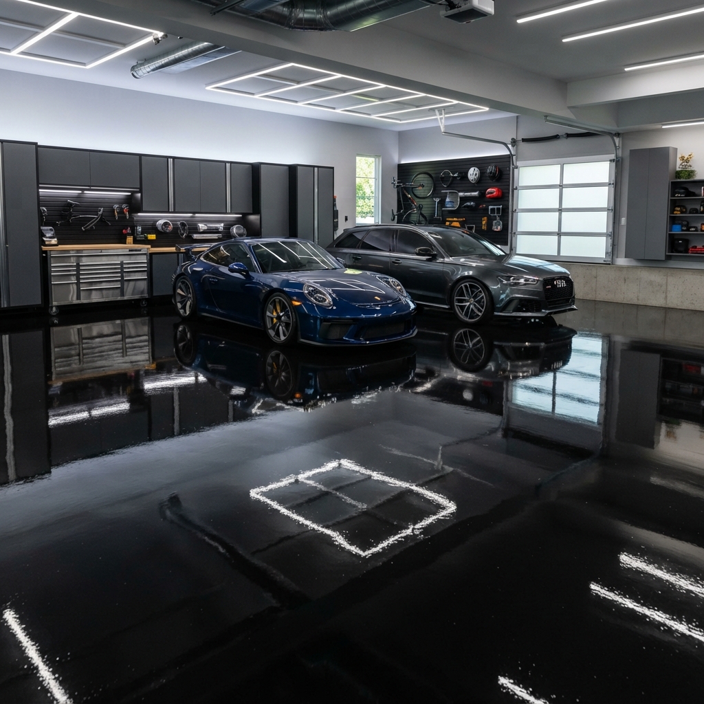 Modern Garage Flooring Dubai