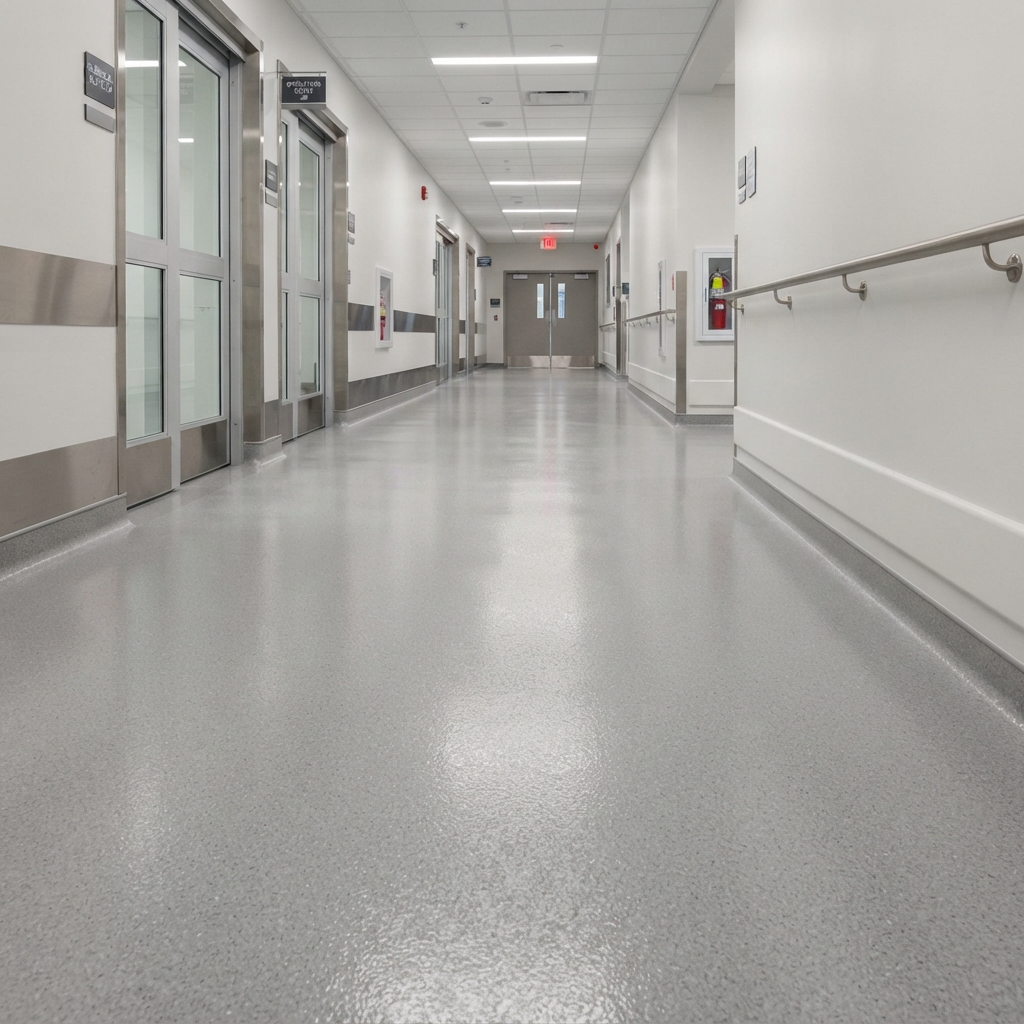 Hygienic Hospital Flooring Dubai