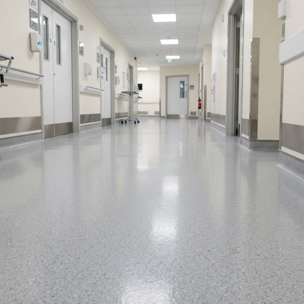 Hygienic Hospital Flooring Dubai