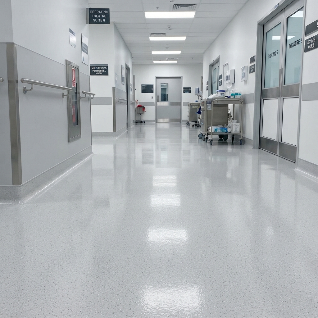 Hygienic Hospital Flooring Dubai