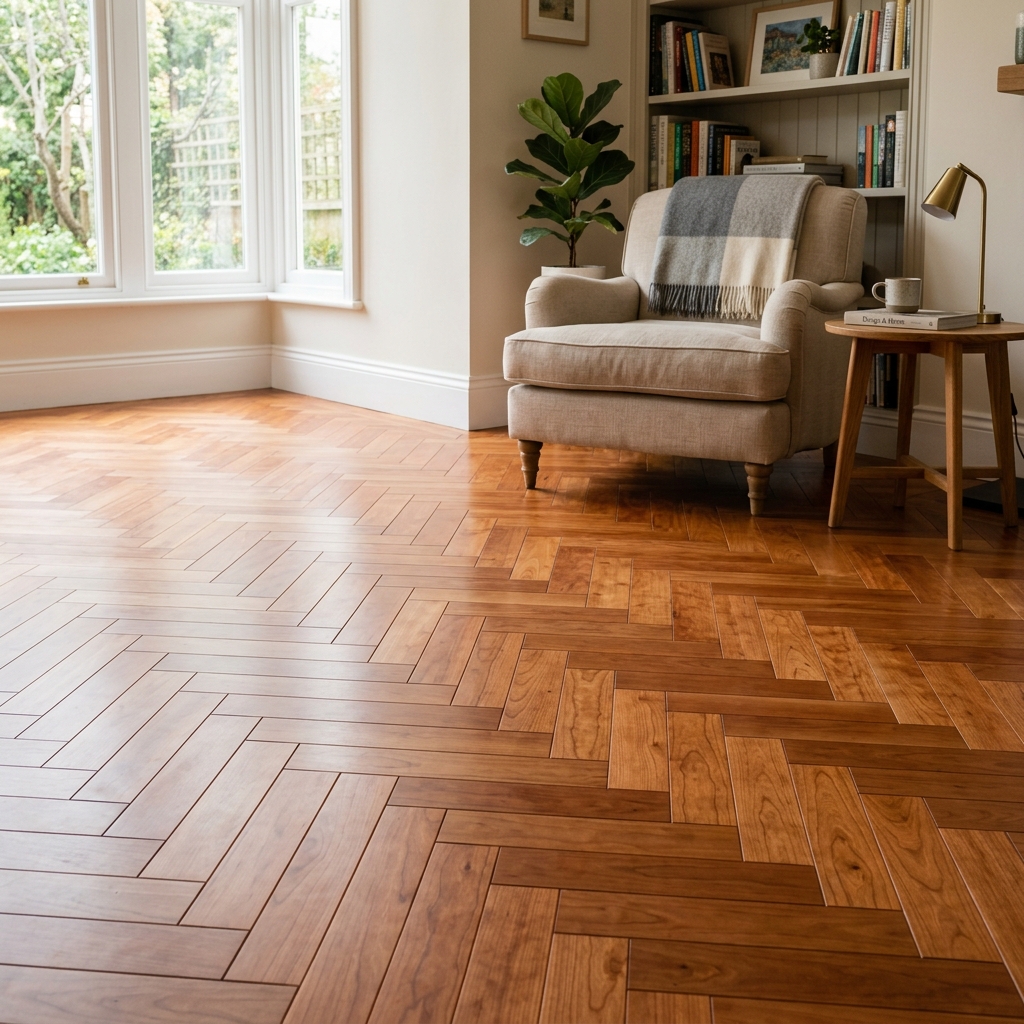 Premium Herringbone Flooring Dubai