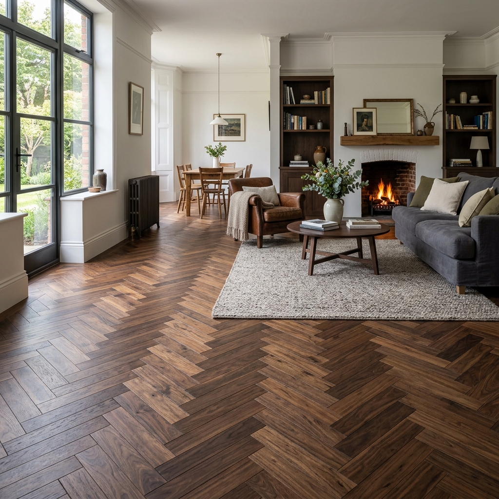 Luxury Herringbone Flooring Dubai