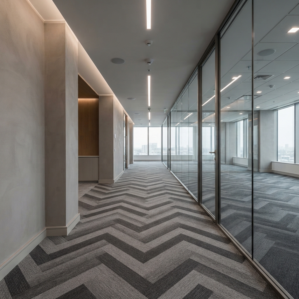 Modern Herringbone Flooring Dubai