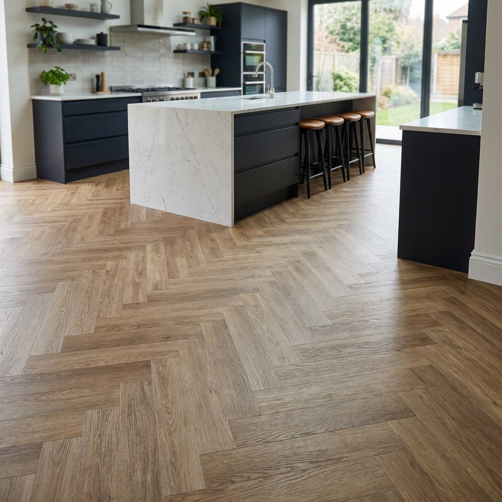 Premium Herringbone flooring dubai