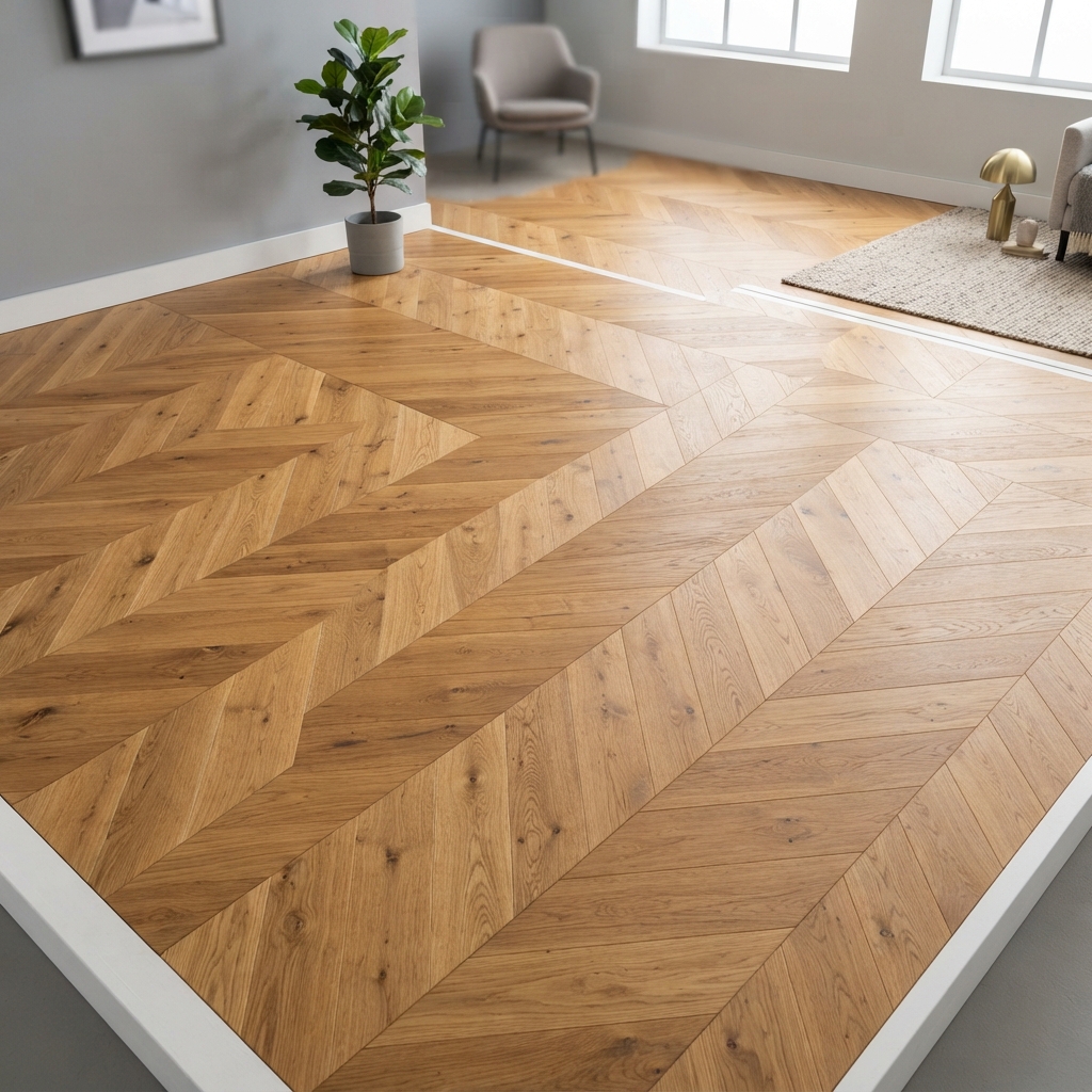 Premium Chevron Flooring Dubai