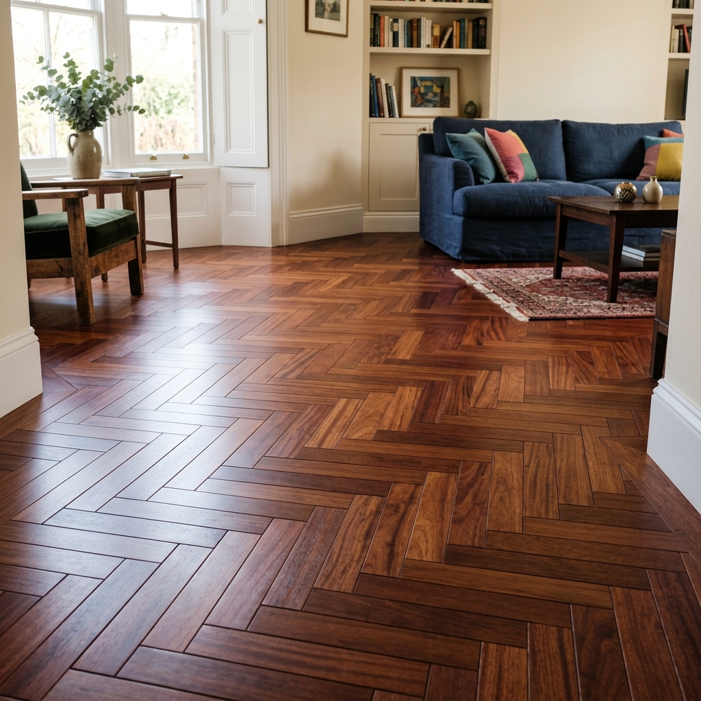 Premium Herringbone Flooring Dubai