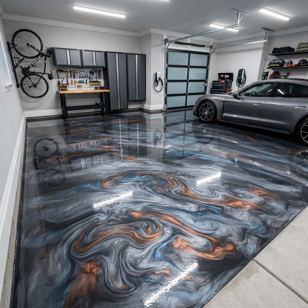 Modern Garage Flooring Dubai