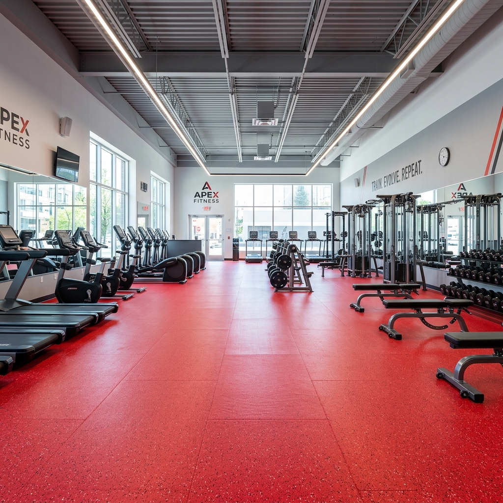 Premium Rubber Flooring Dubai