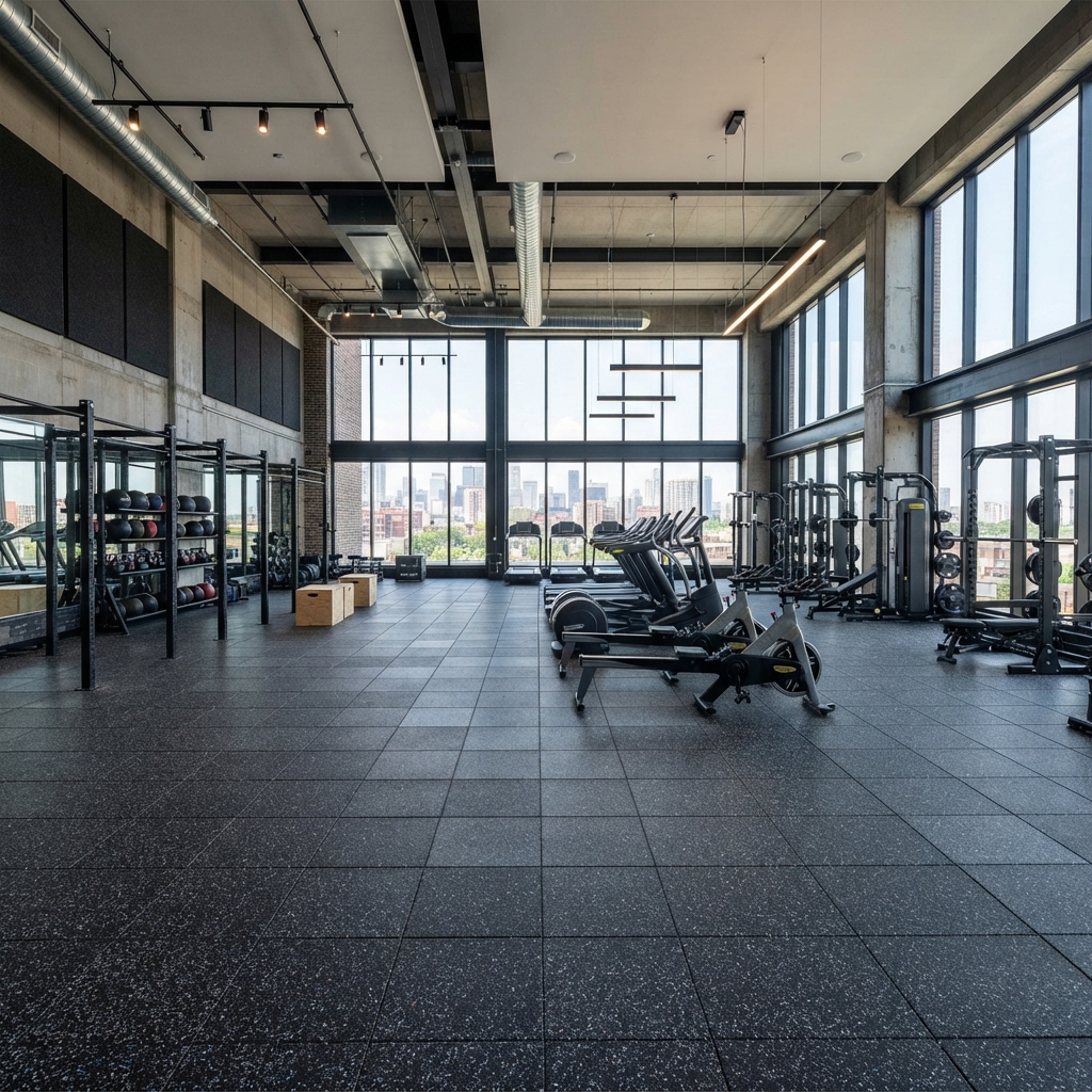 Premium Rubber Flooring Dubai