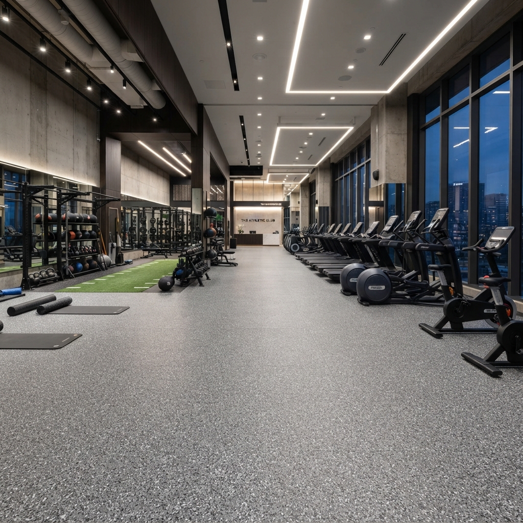 Premium Rubber Flooring Dubai