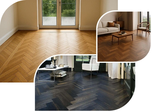 Parquet flooring patterns Dubai