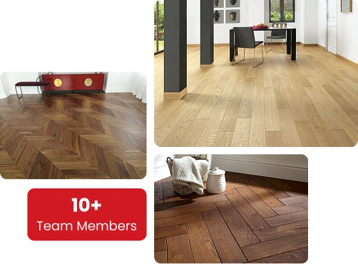 Modern parquet flooring design Dubai