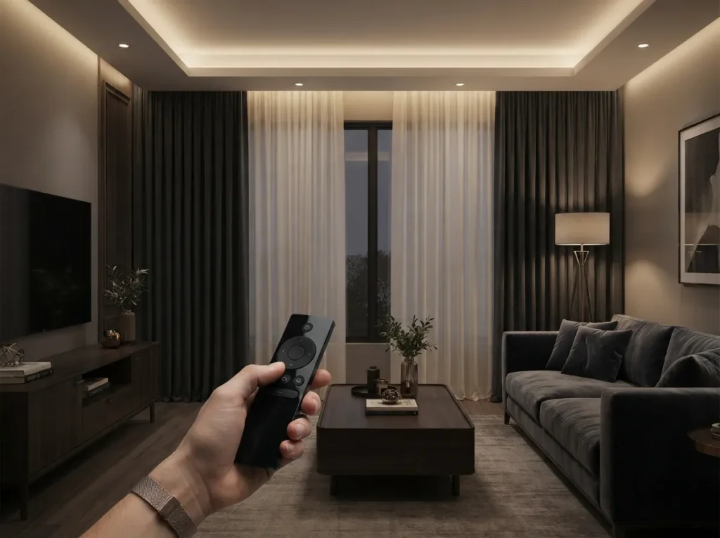 Best Remote Control Curtains Dubai