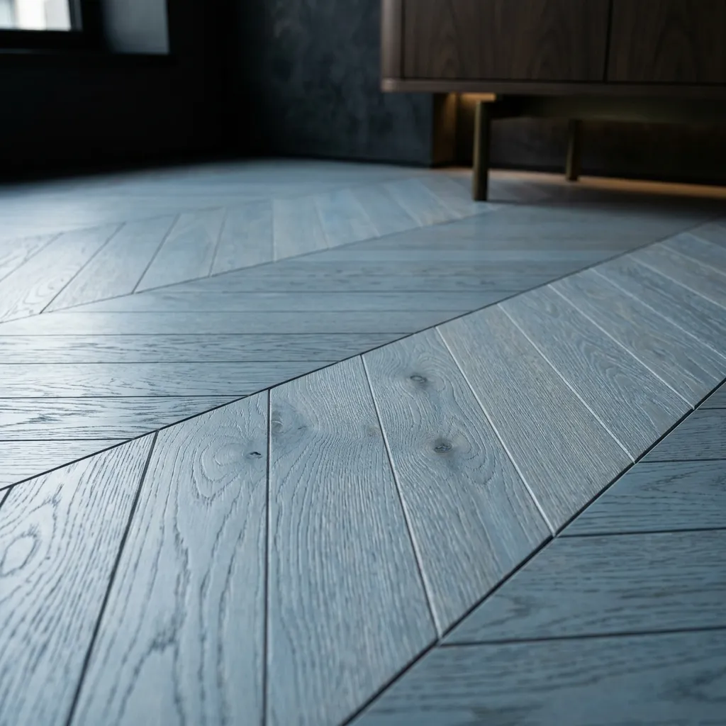 Natural Chevron Flooring