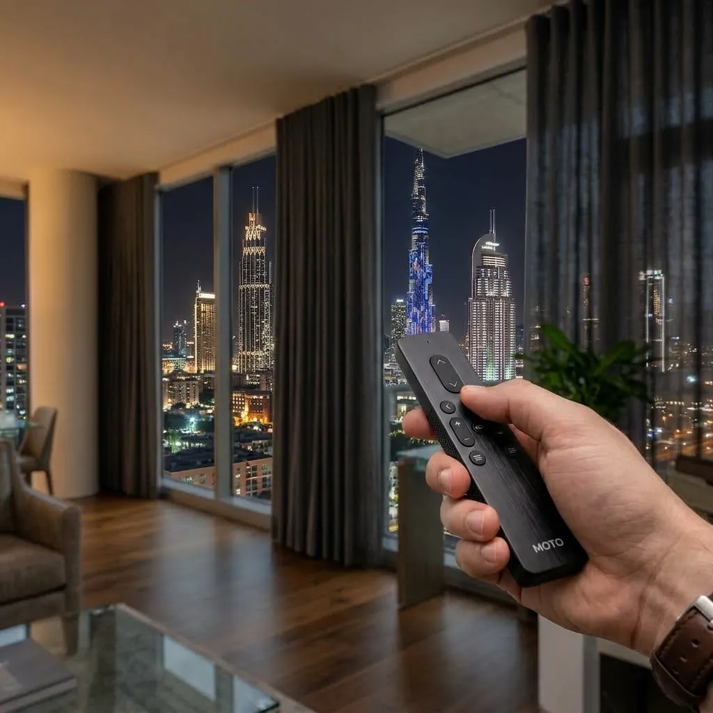 motorized curtains Dubai