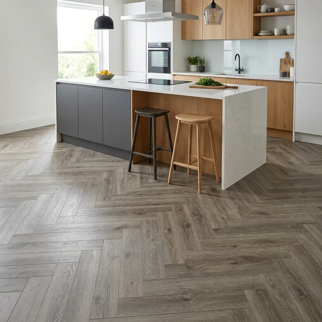 Premium Herringbone Flooring Dubai