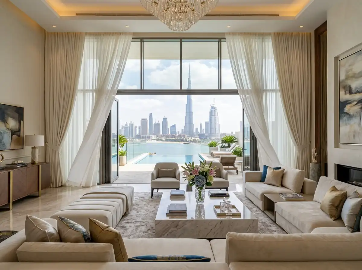 Sheer Curtains for Livingroom Dubai