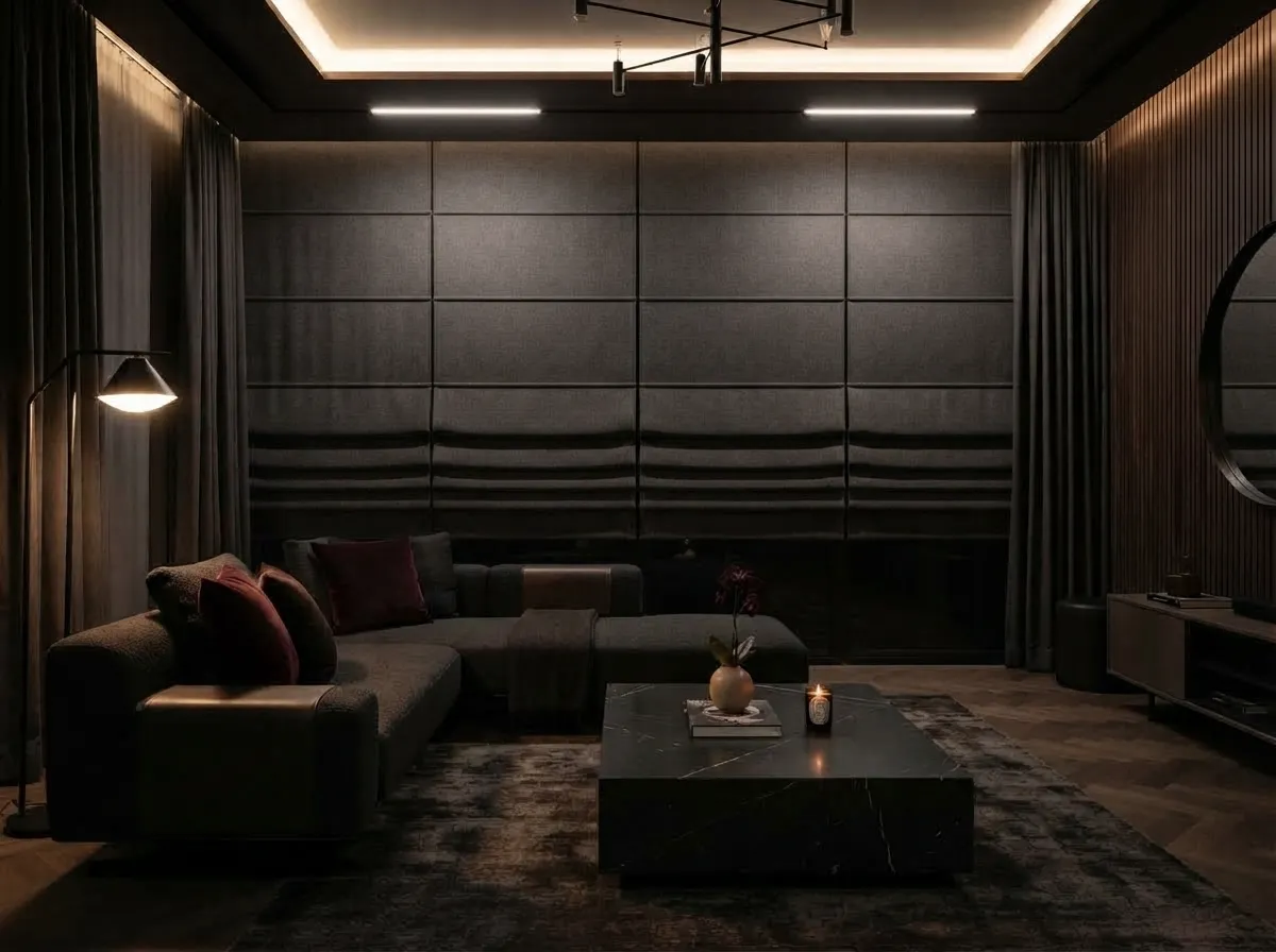 Roman Blinds for Living Rooms