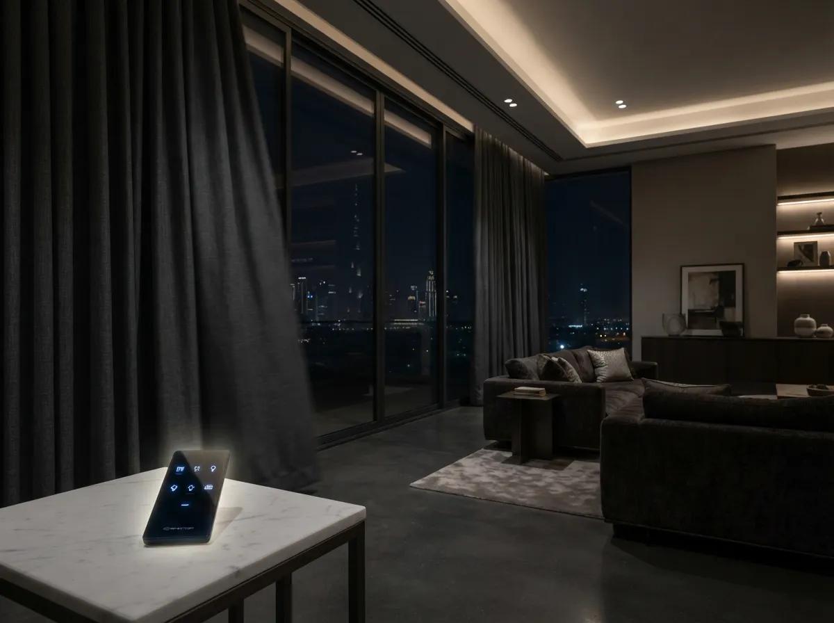 High-Quality Motorized Curtains Dubai